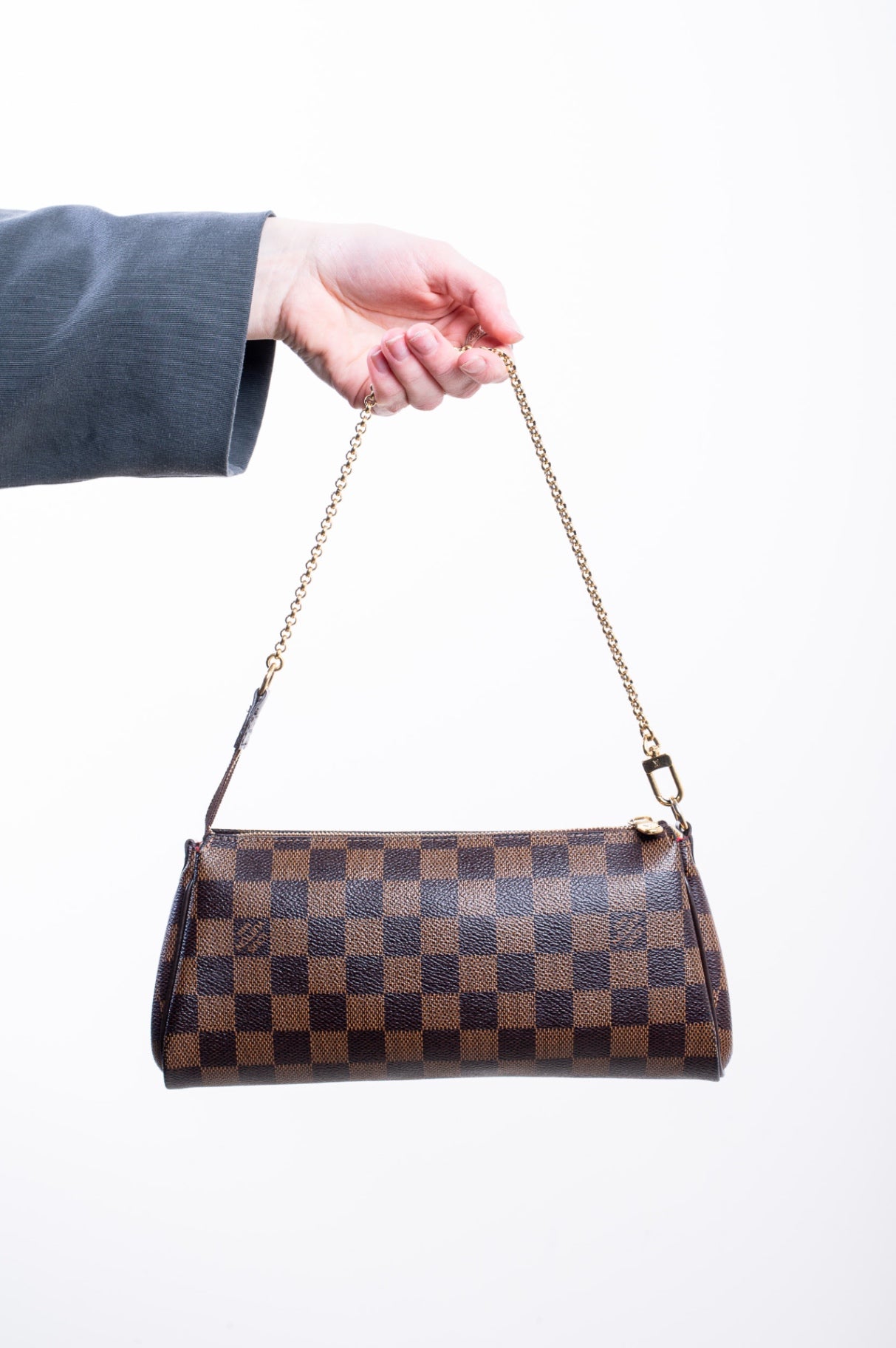 Damier Ebene Eva Shoulder Bag