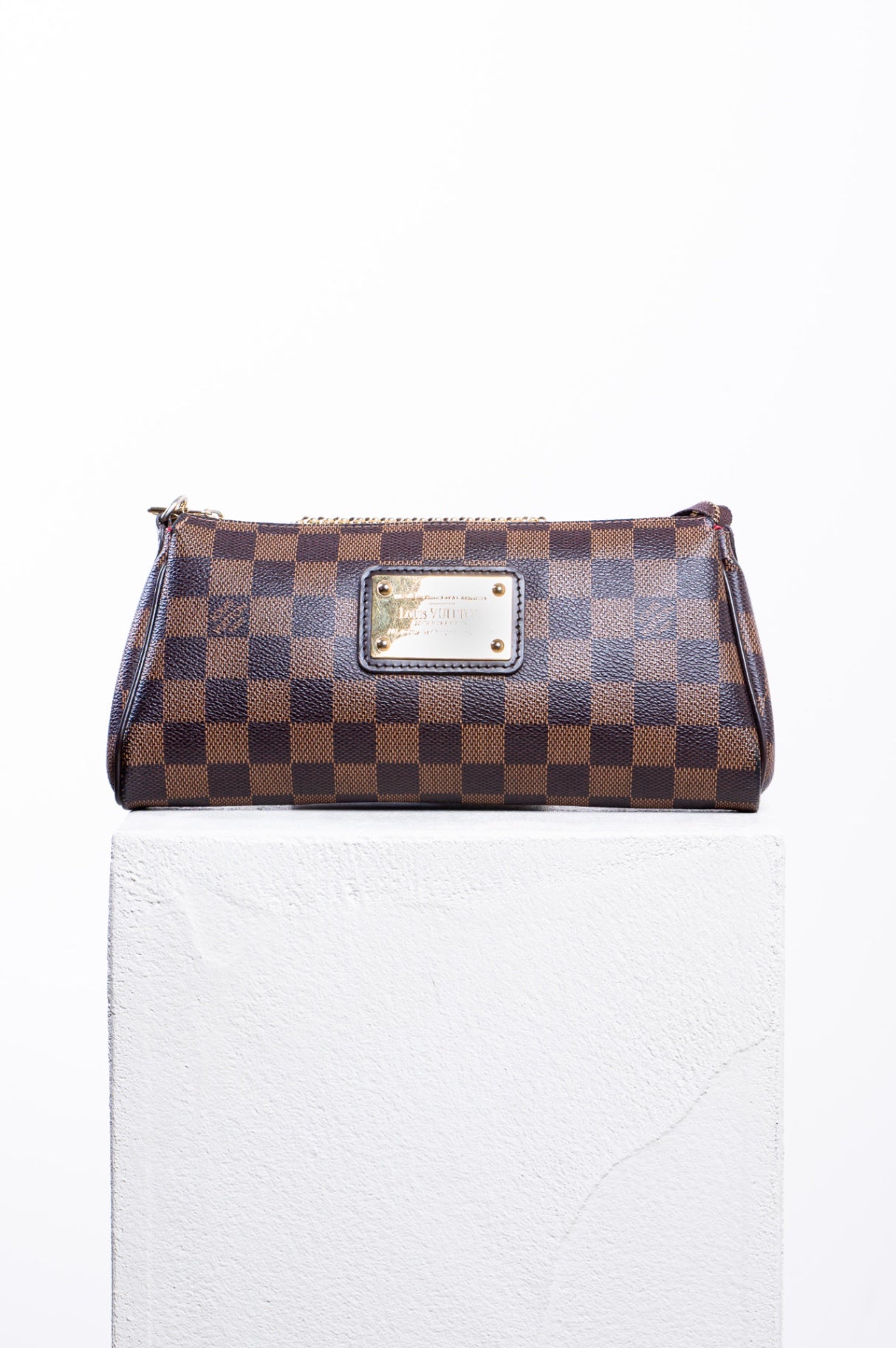 Damier Ebene Eva Shoulder Bag