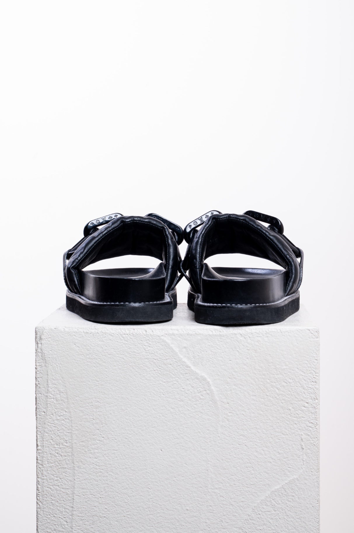 Black Sunset Flat Comfort Mule