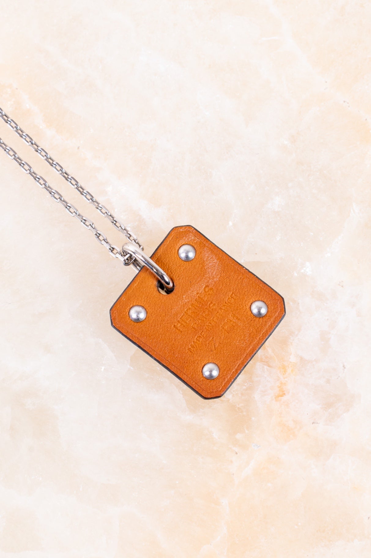 Silver Camel As de Coeur pendant necklace