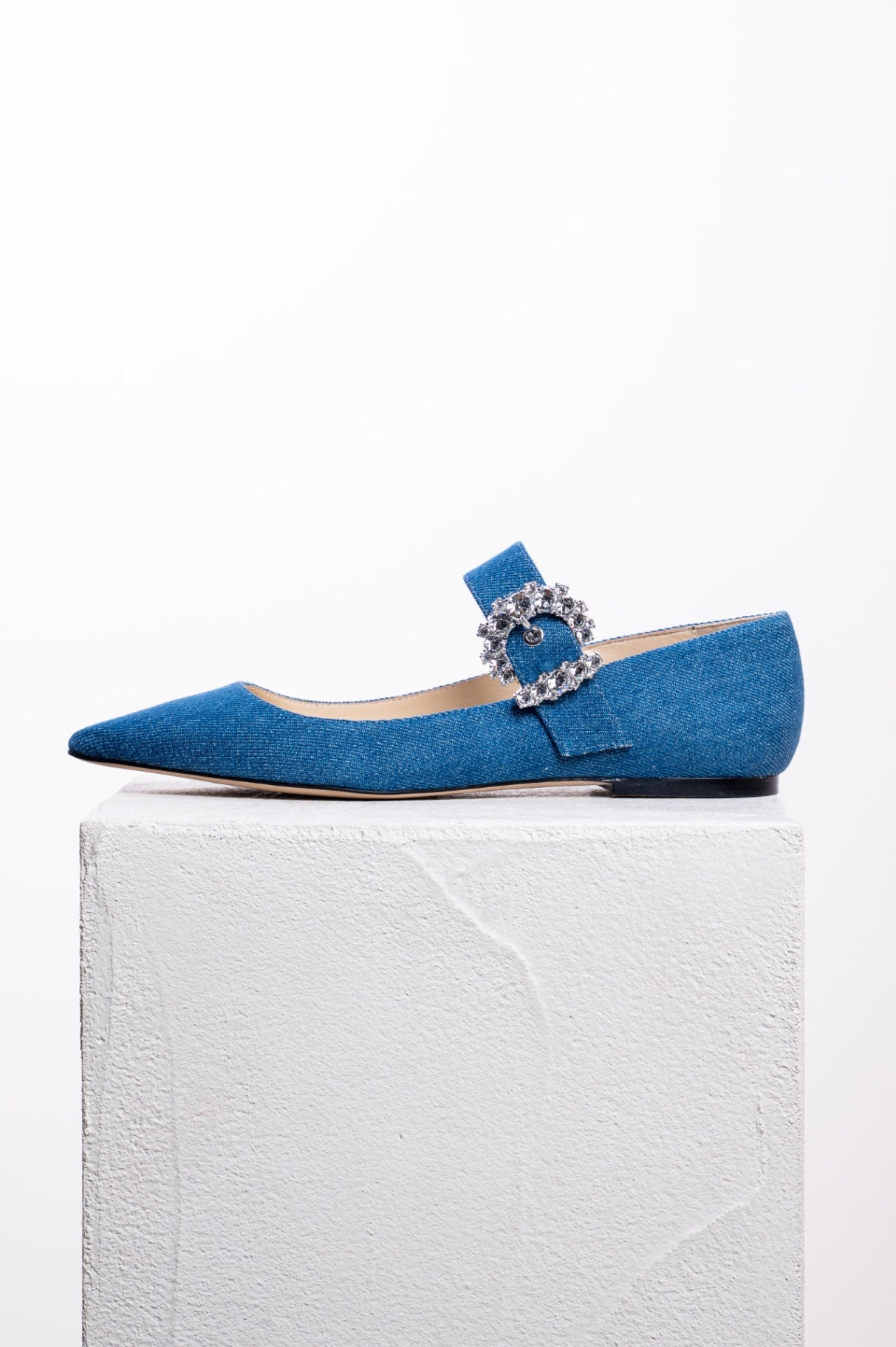 Denim Cheri Flat