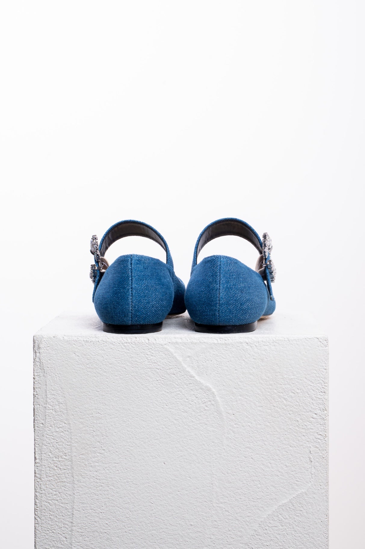 Denim Cheri Flat