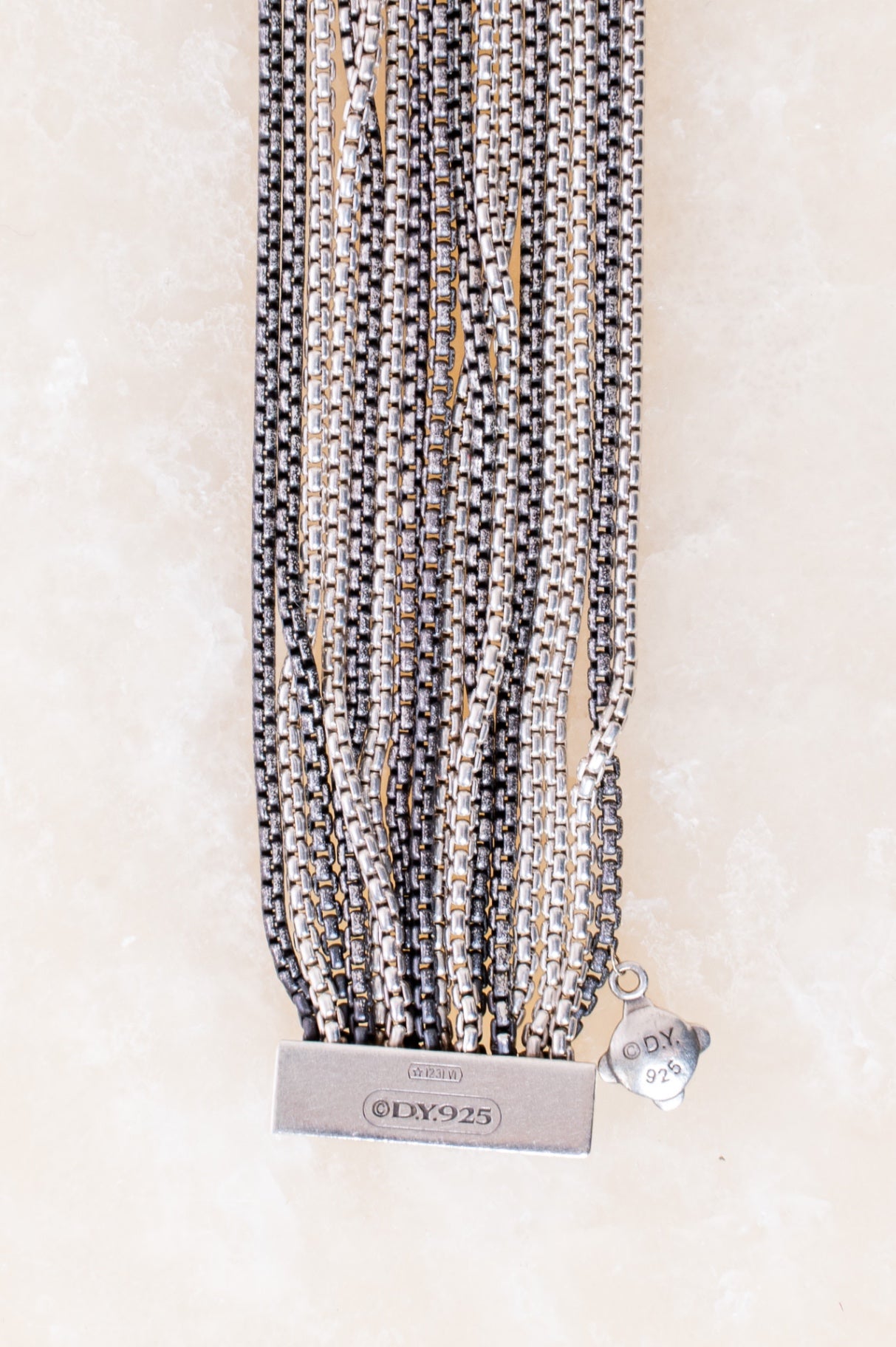 Silver Multi Boxchain Bracelet