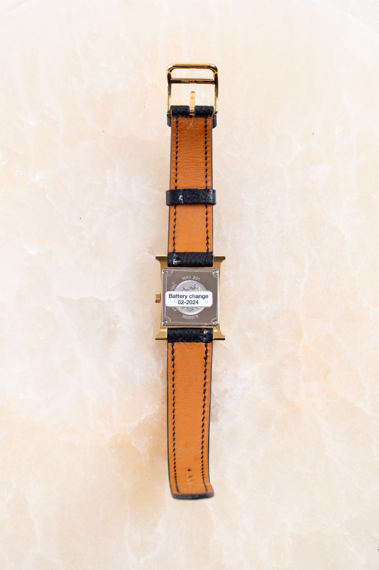 Black Mini Heure H Watch
