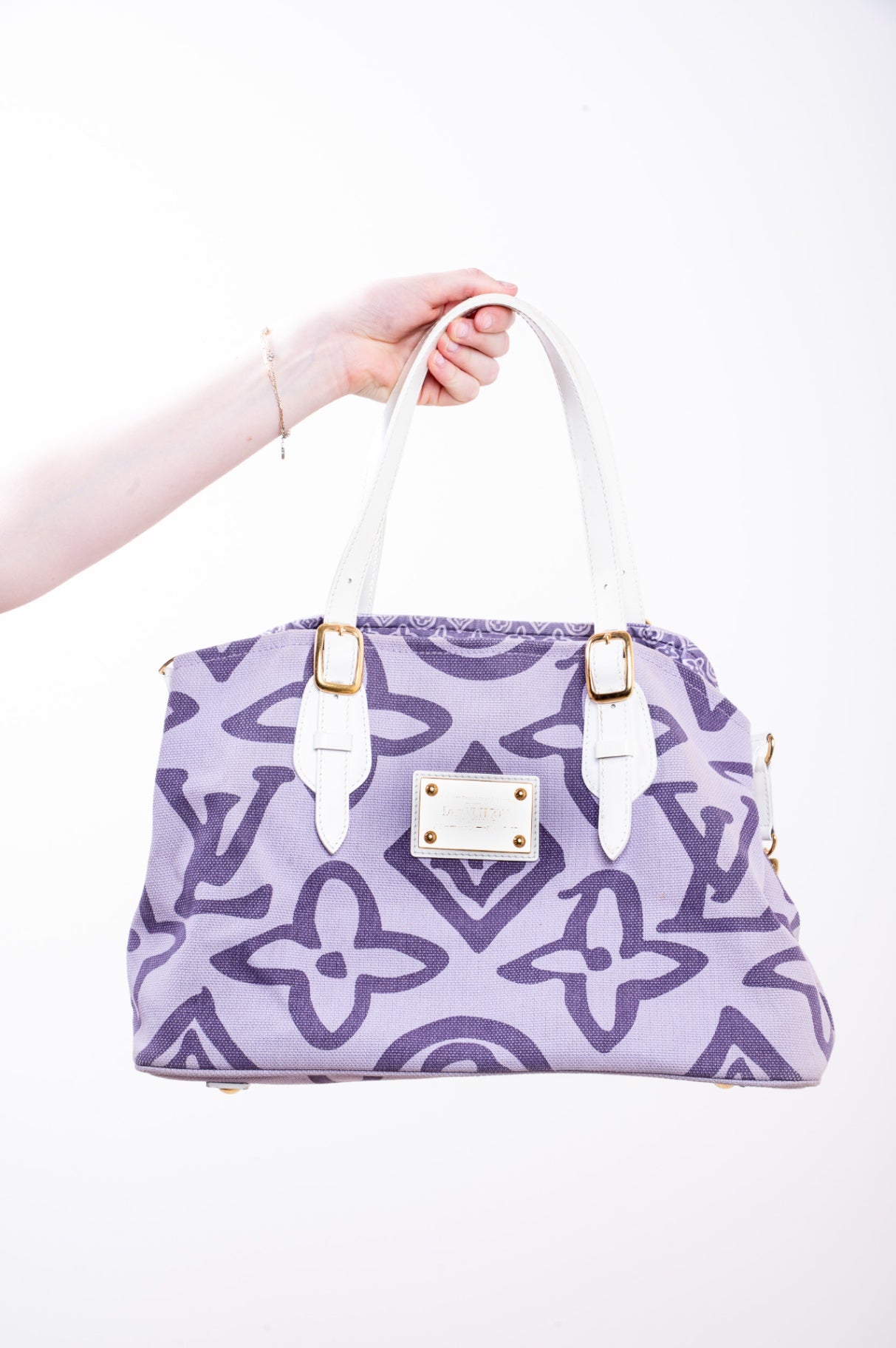 Purple Tahitienne Cabas PM Tote