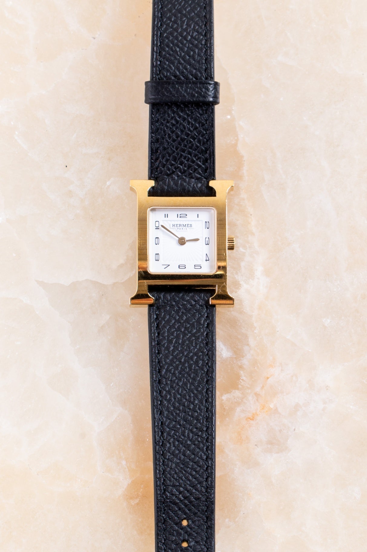 Black Mini Heure H Watch