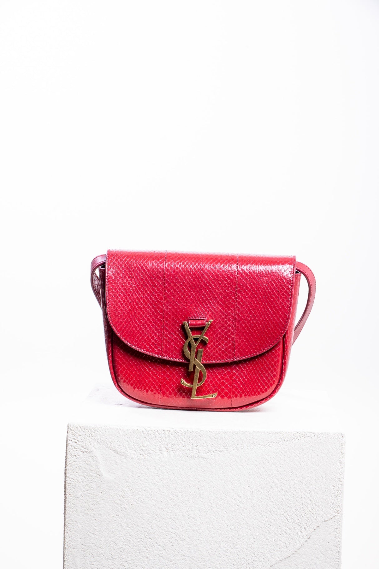 Red Python Small Kaia Crossbody Bag