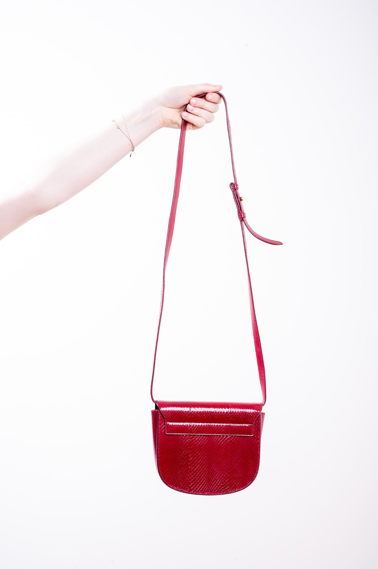 Red Python Small Kaia Crossbody Bag