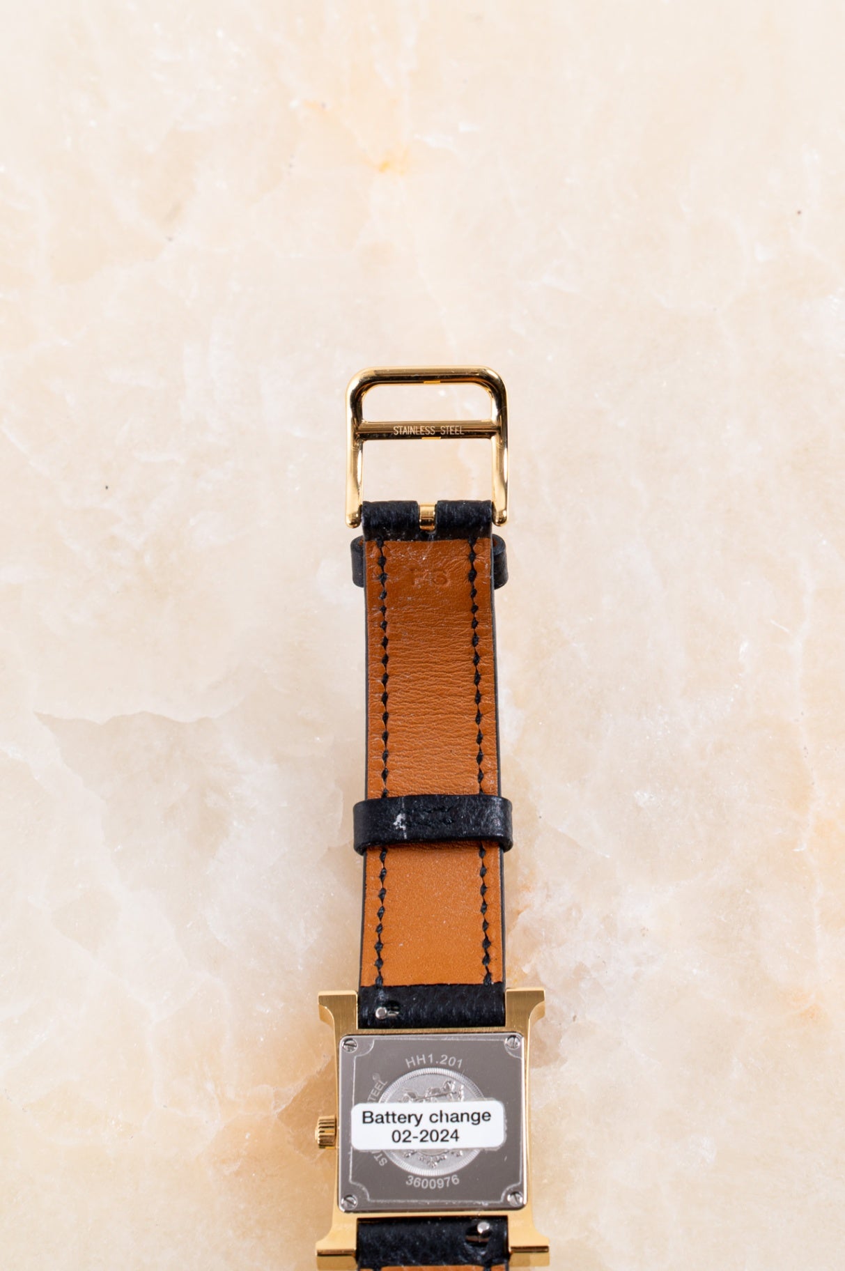 Black Mini Heure H Watch