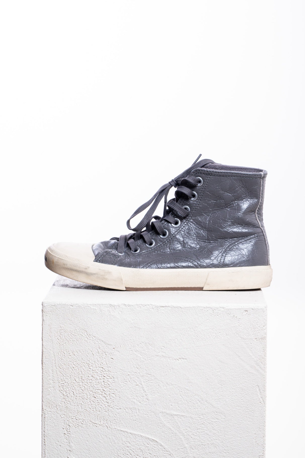 Grey Paris High Top Sneaker