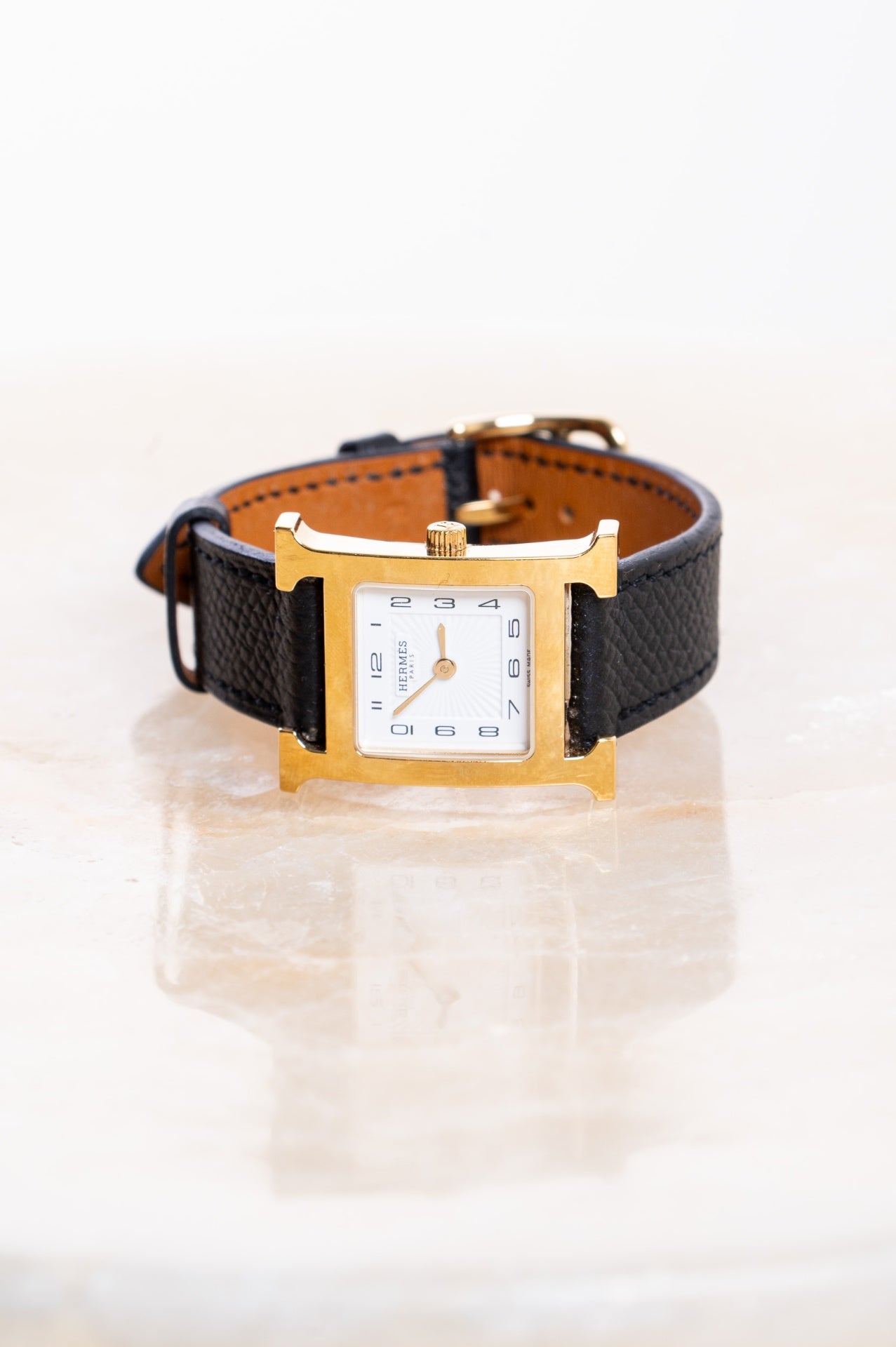 Black Mini Heure H Watch