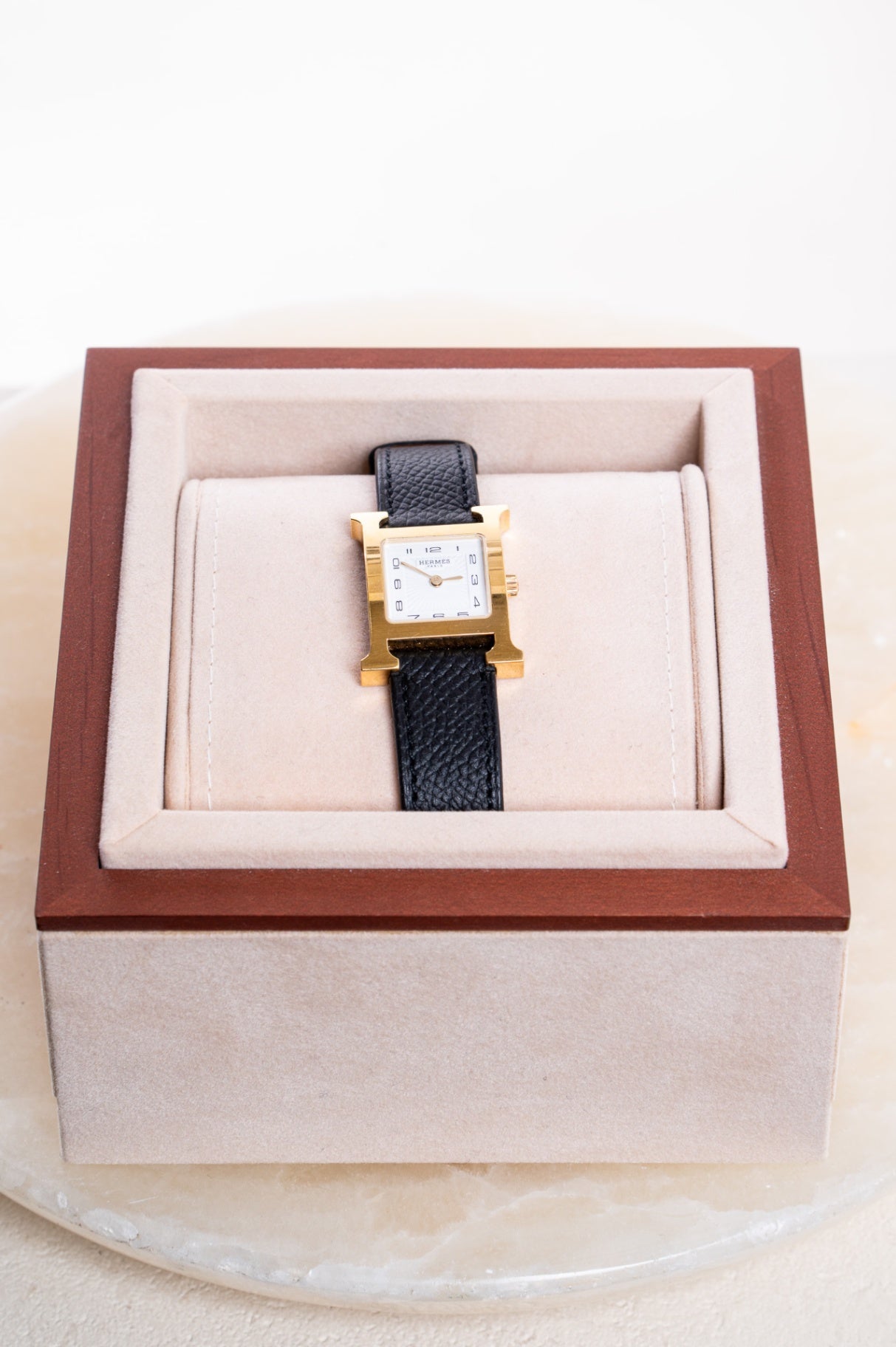 Black Mini Heure H Watch
