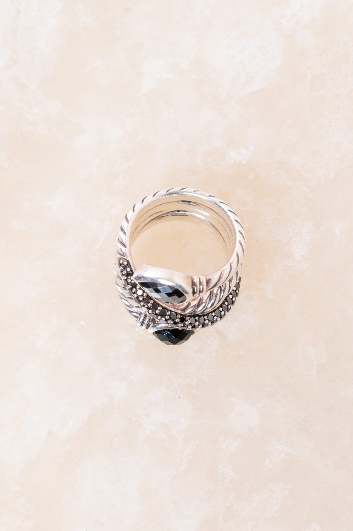 Grisaille Crossover Diamond Ring