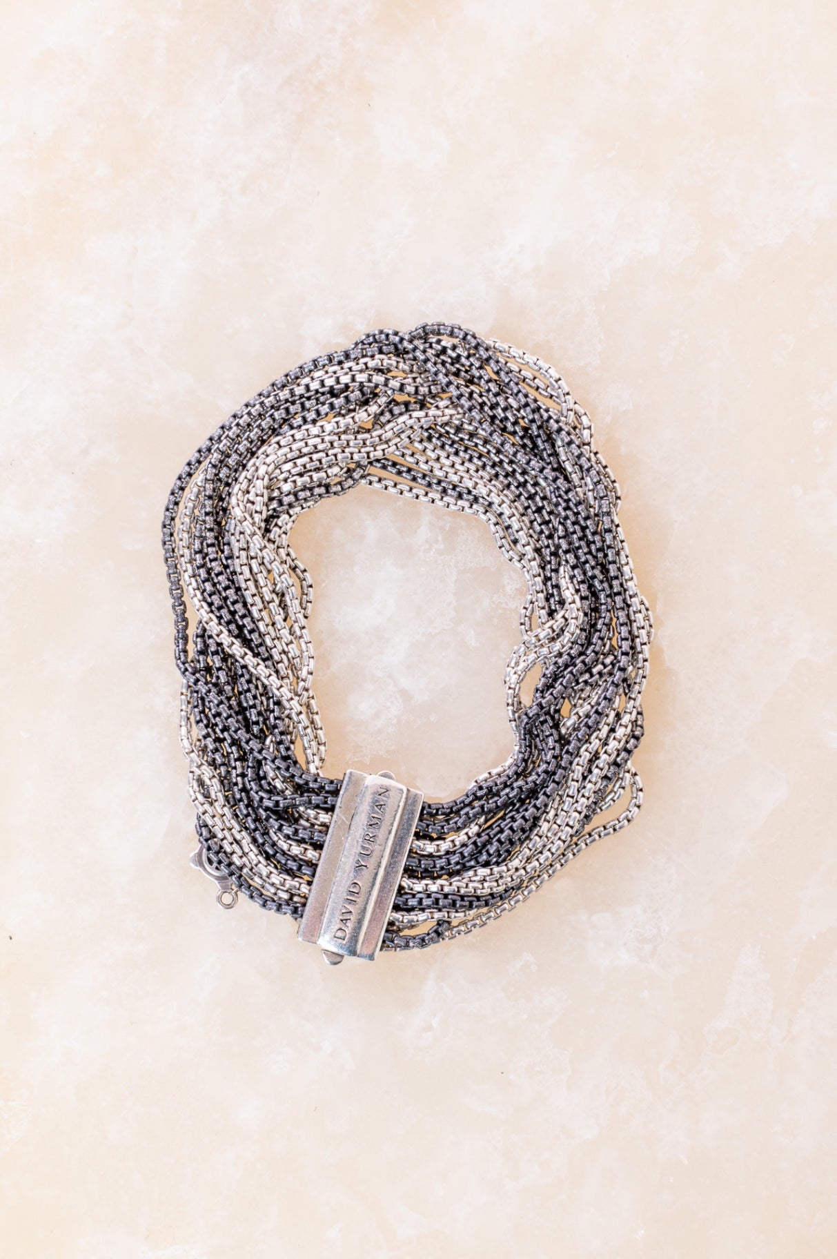 Silver Multi Boxchain Bracelet
