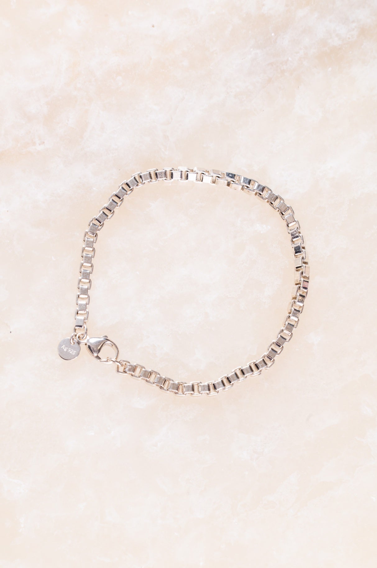 Silver Venetian Link Bracelet