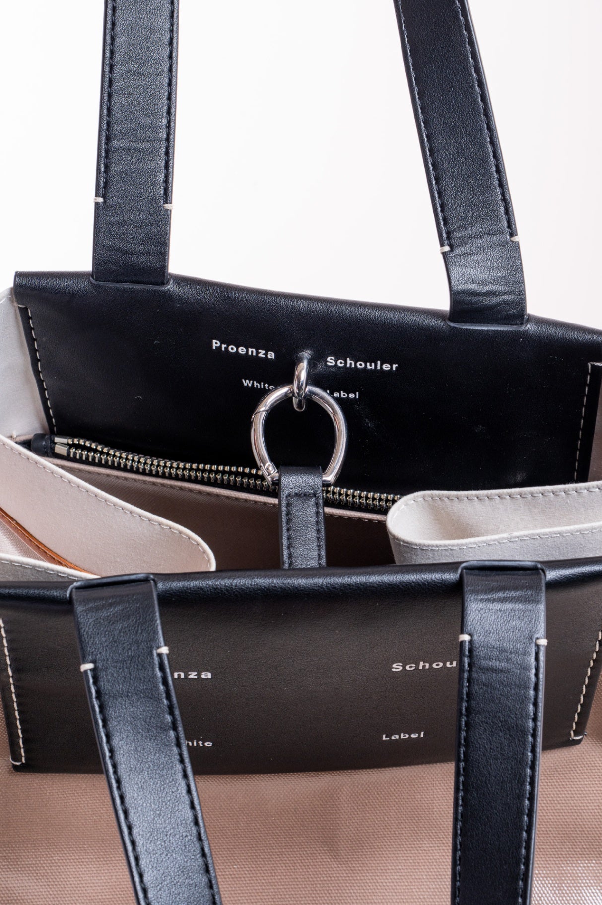 Nude PVC Tote Bag