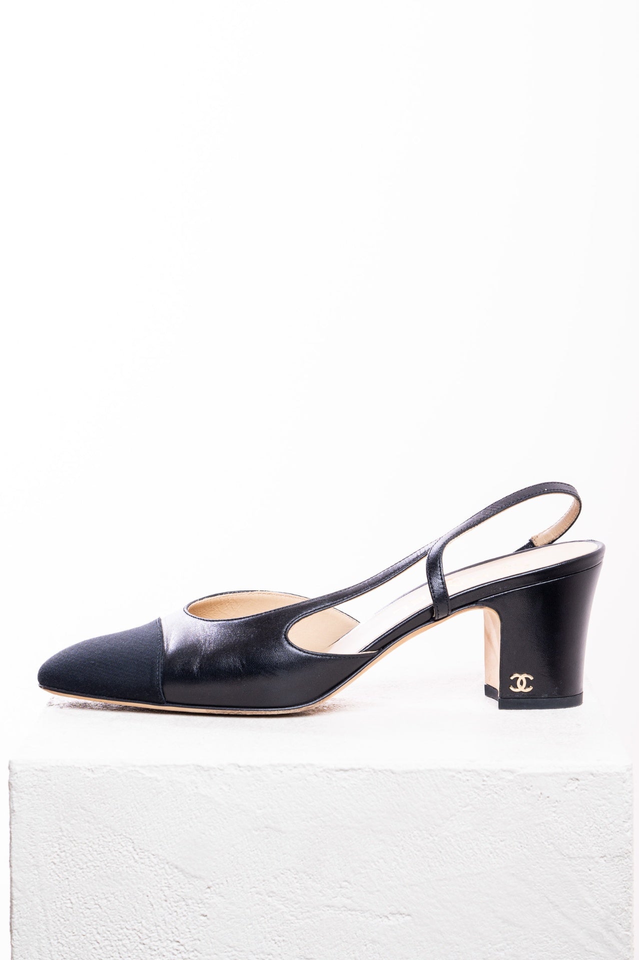 Black Slingback Heels