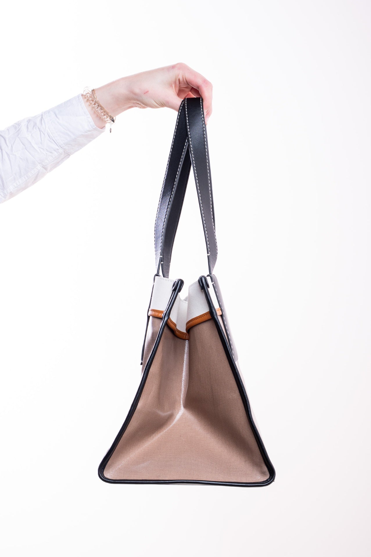 Nude PVC Tote Bag