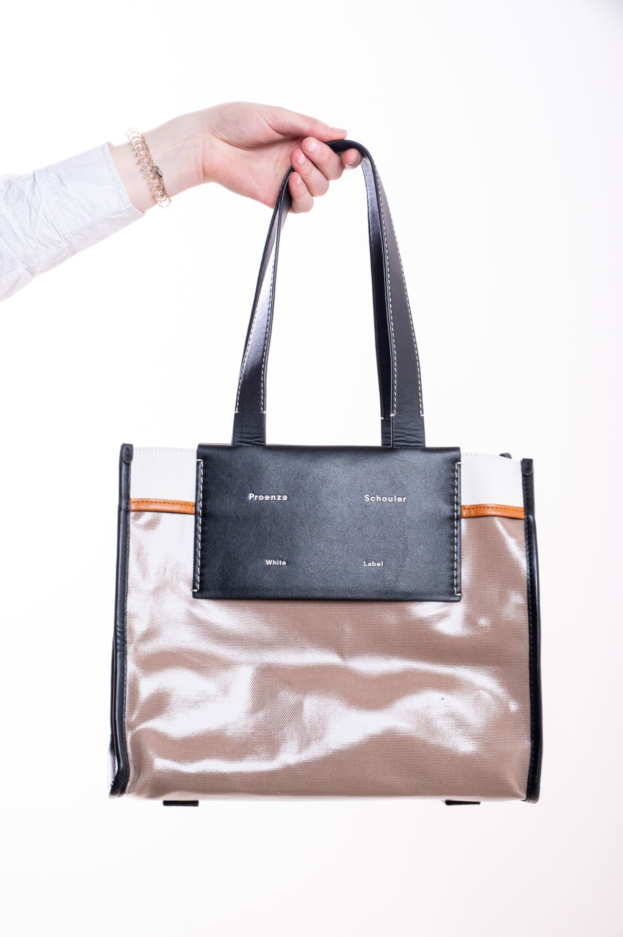 Nude PVC Tote Bag