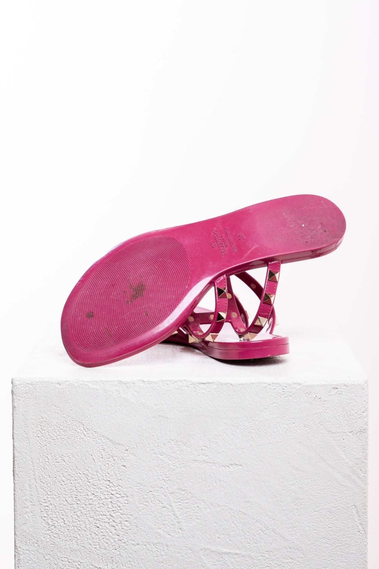 Pink Rockstud Sandal