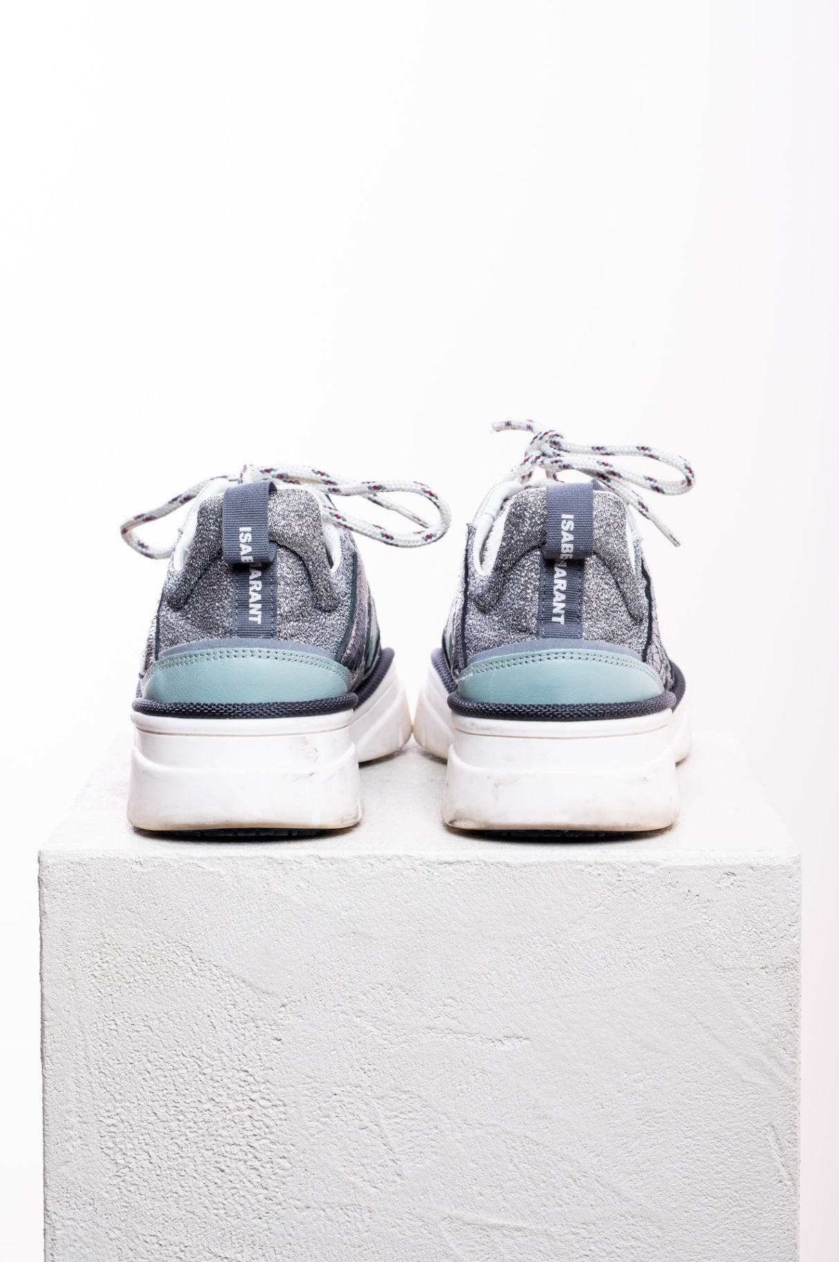 Silver Kindsay Leather Sneakers