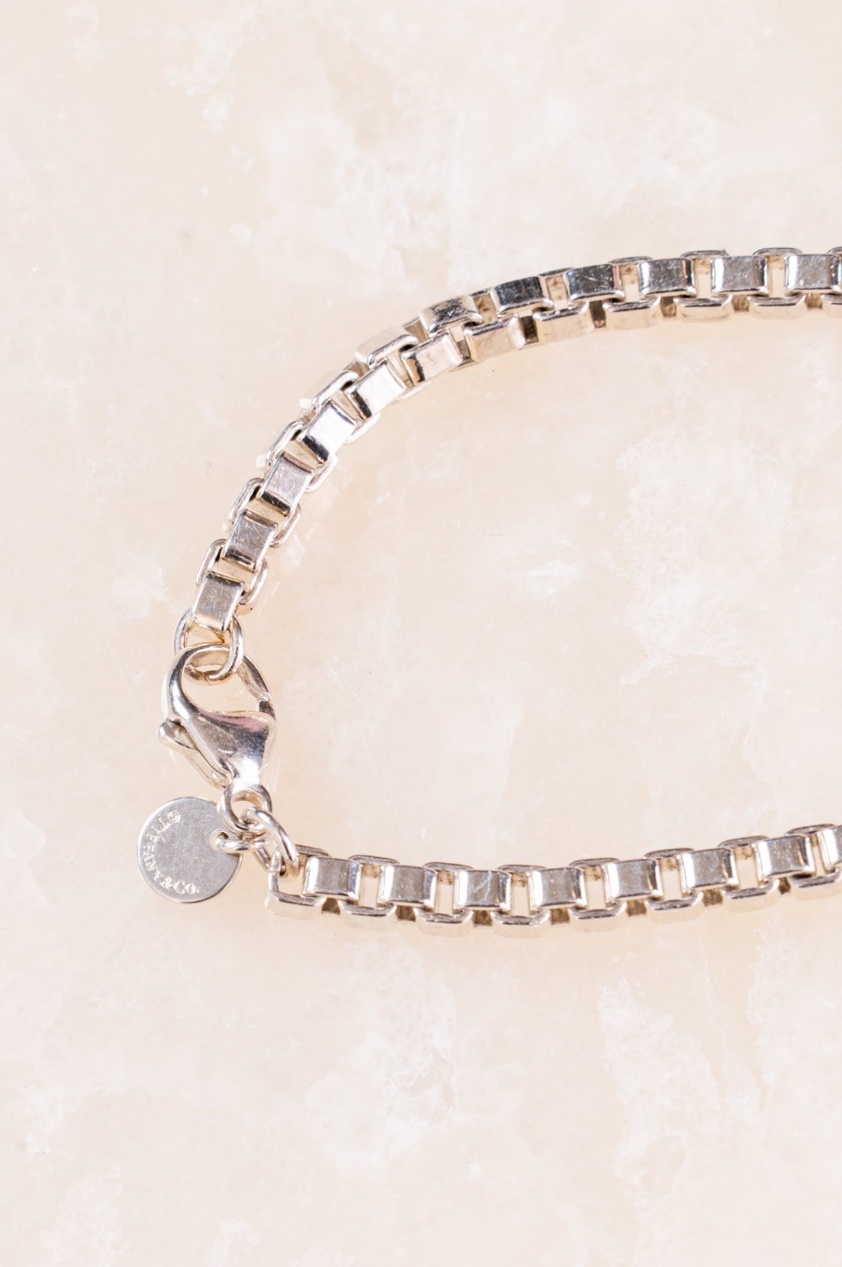 Silver Venetian Link Bracelet