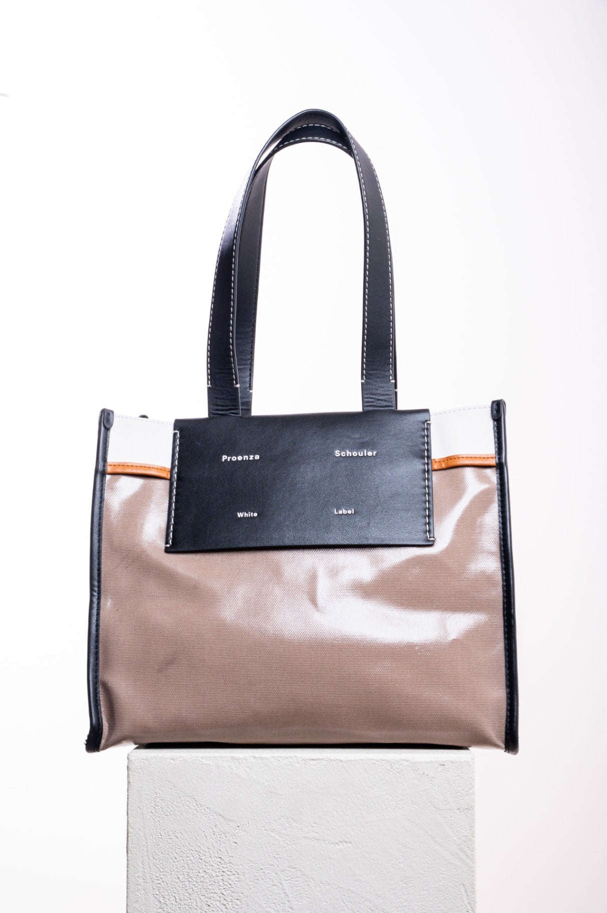 Nude PVC Tote Bag