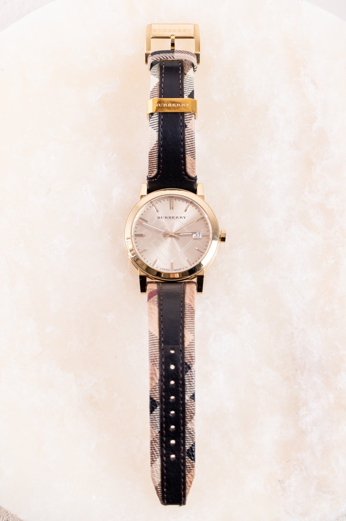 Gold 'The City' Quartz Watch