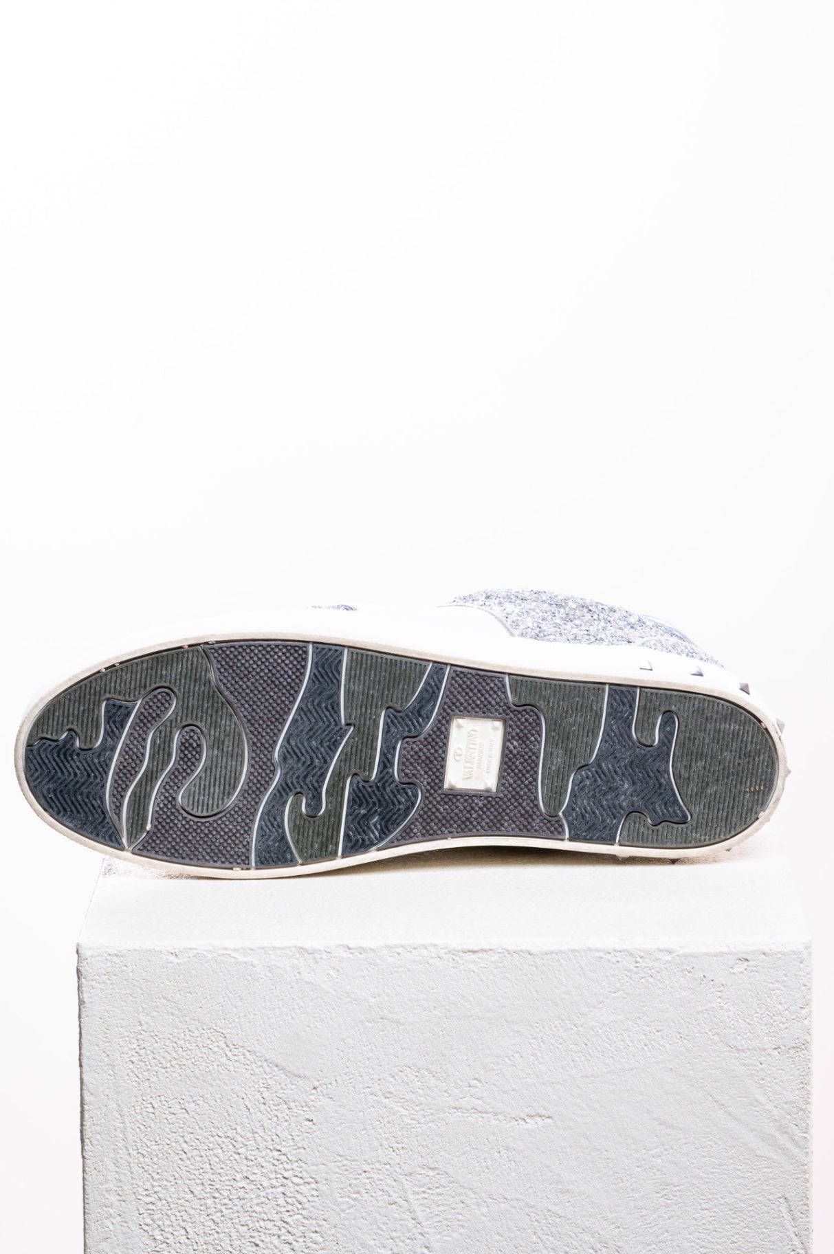 Silver Glitter Low Top Sneaker