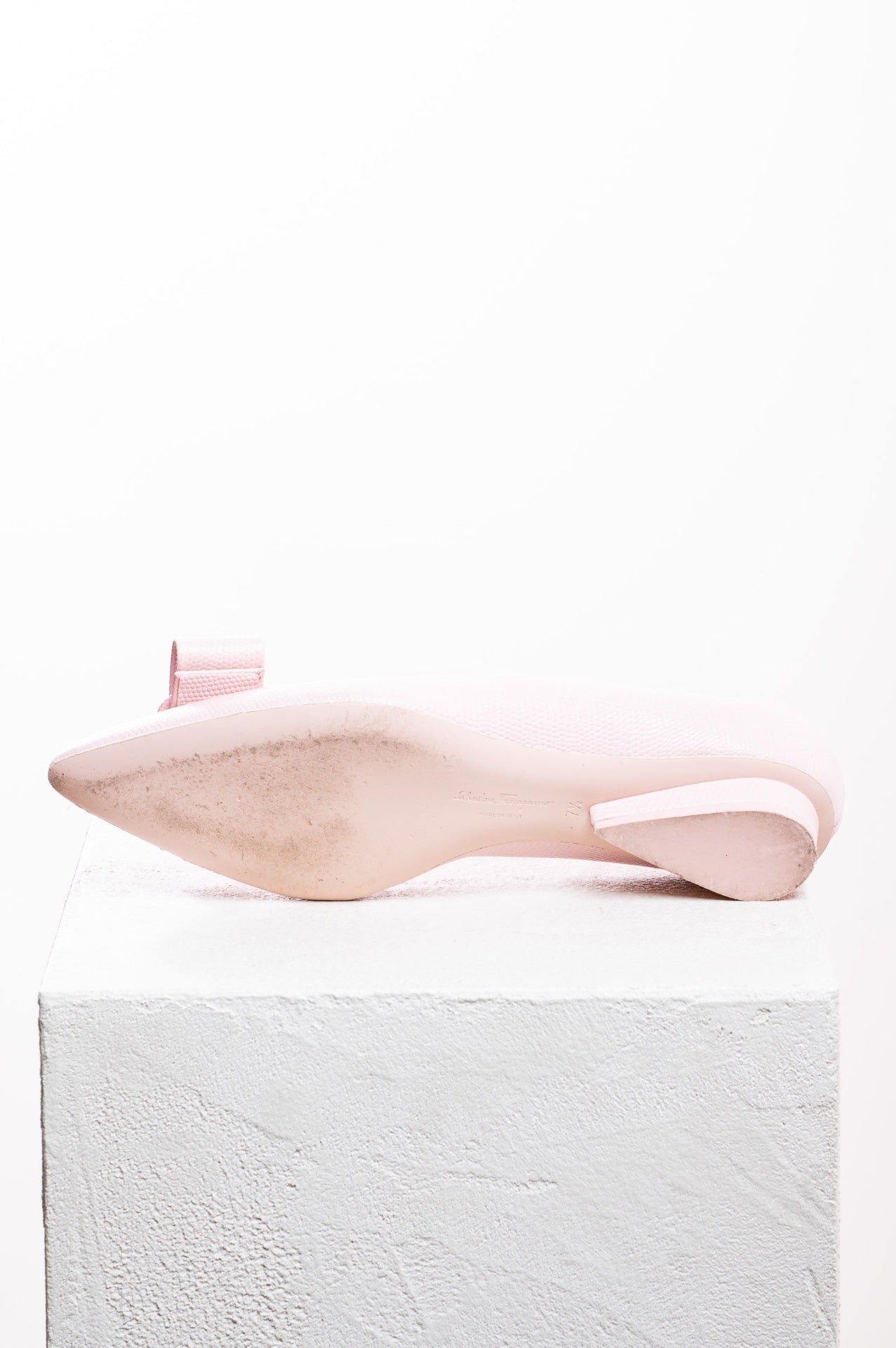 Pink Viva Pointed Toe Flat