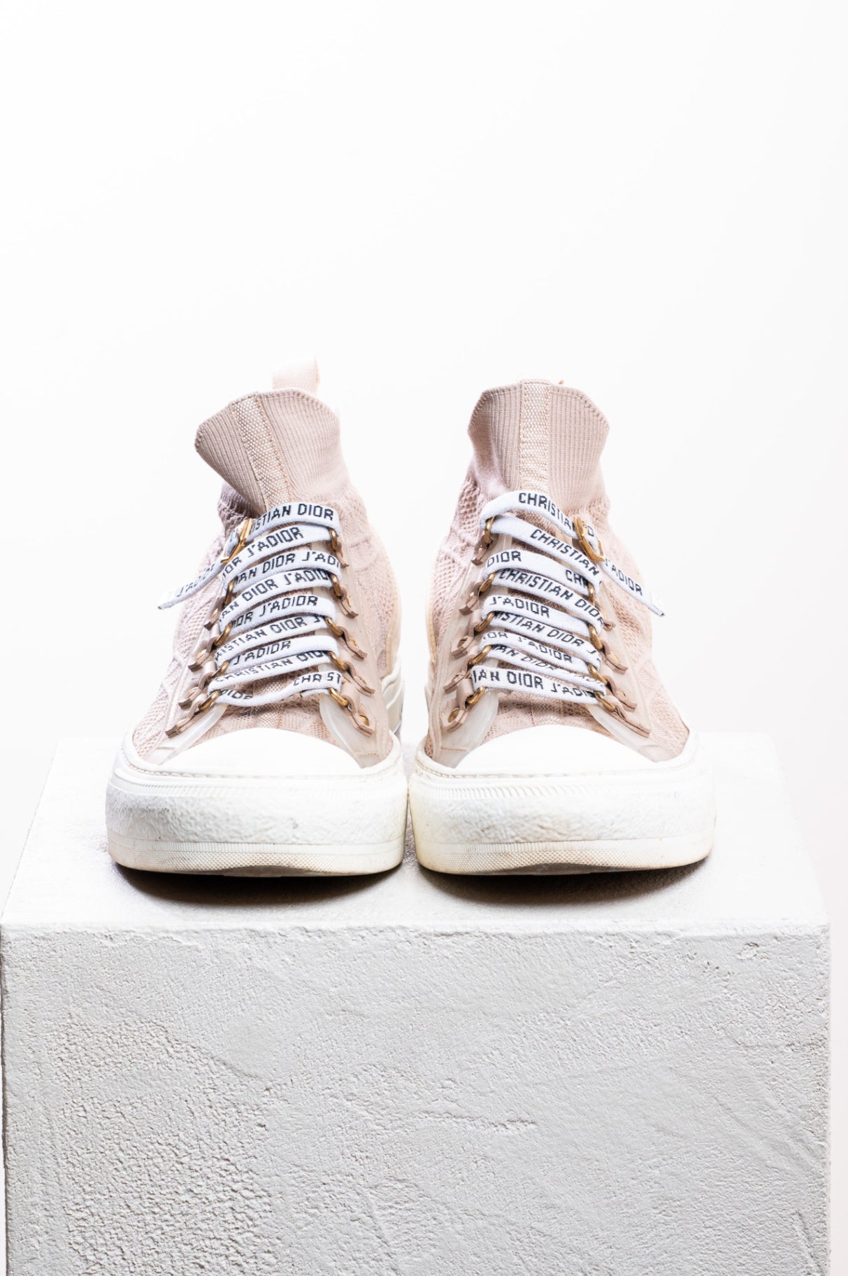 Beige WALK’N’DIOR Taupe Sock Sneaker