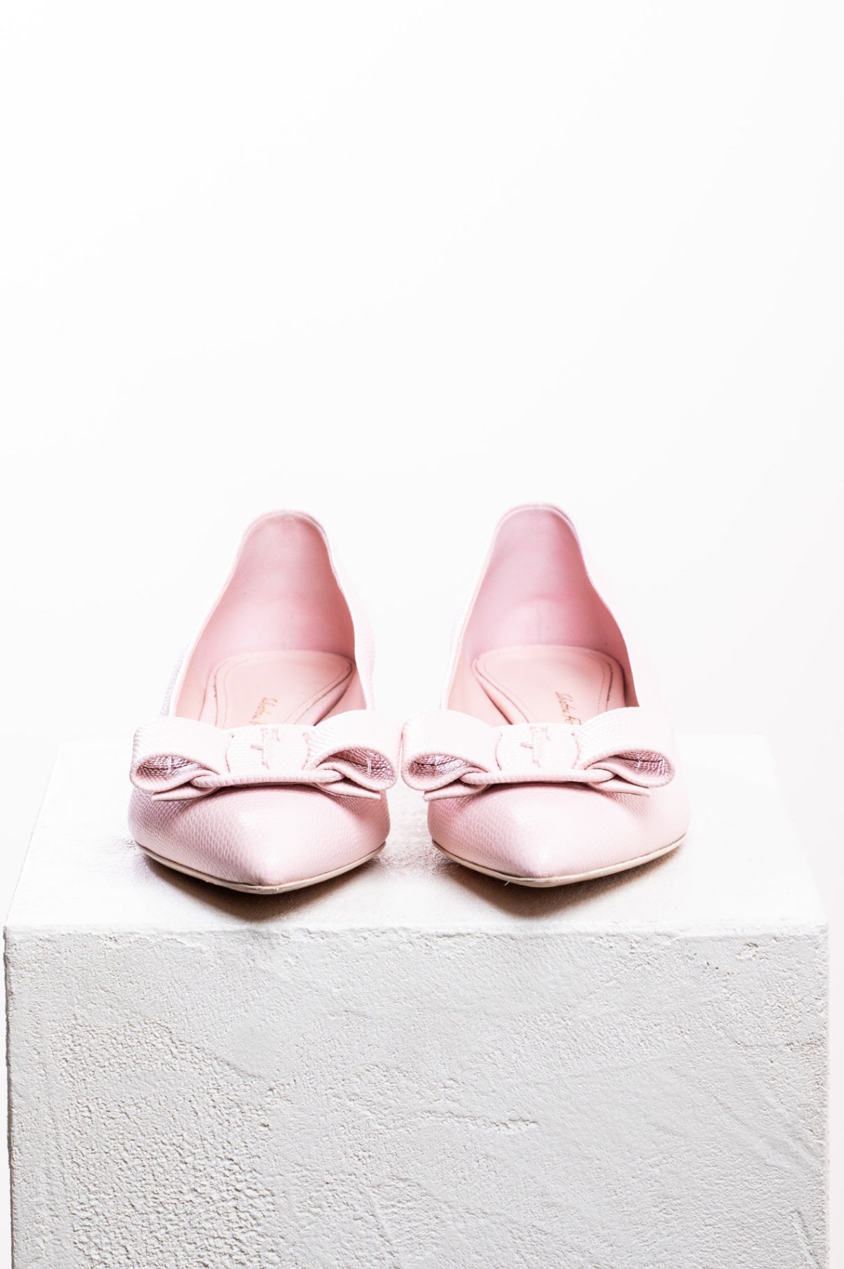 Pink Viva Pointed Toe Flat