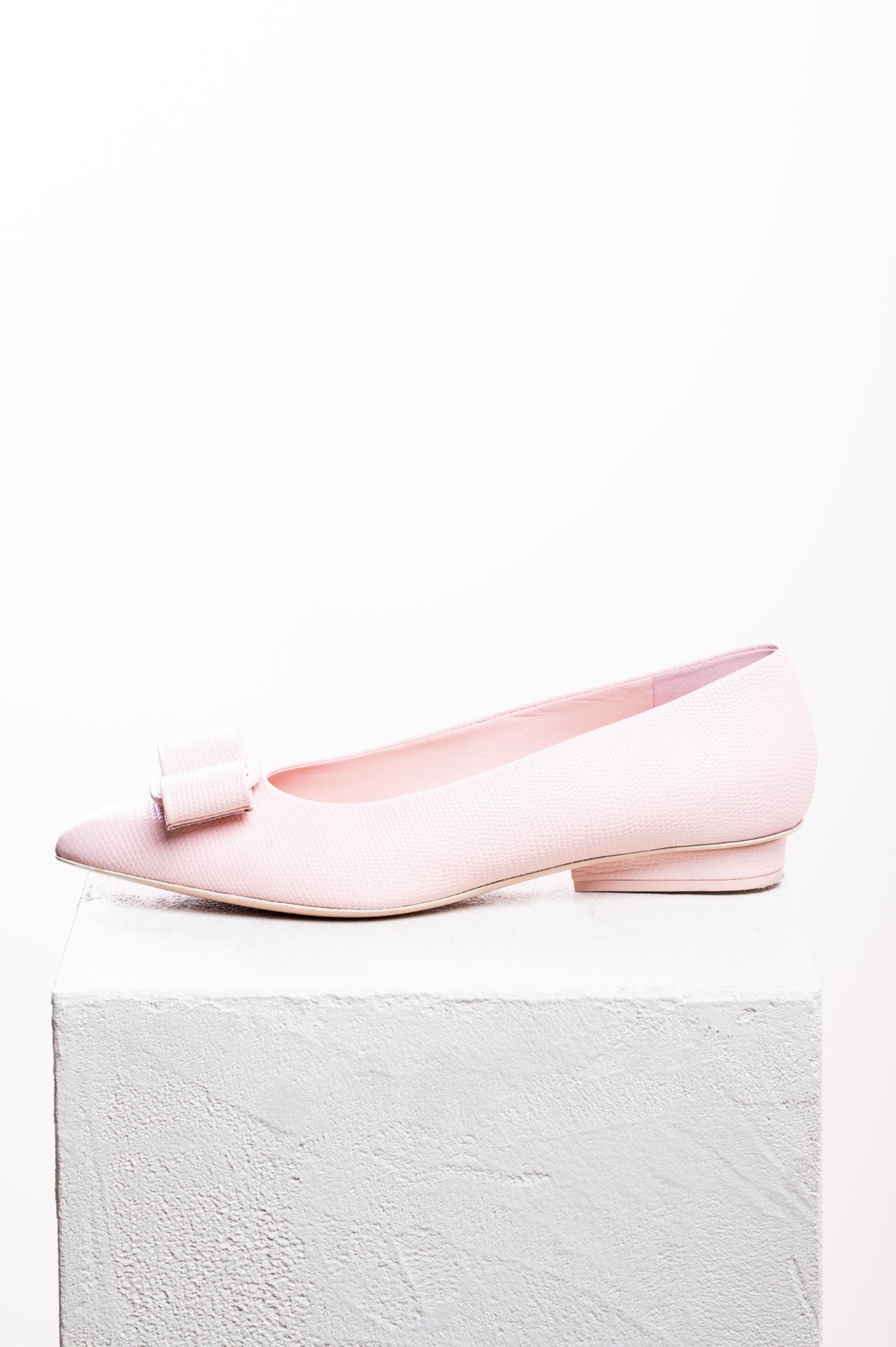 Pink Viva Pointed Toe Flat