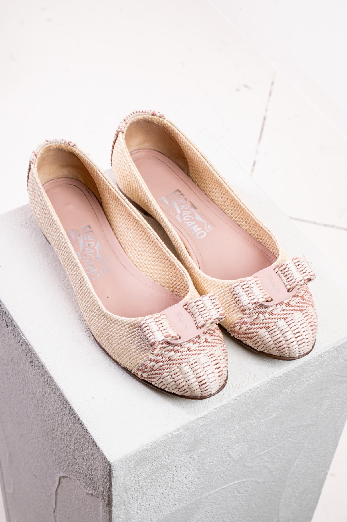 Raffia Varina Ballet Flats