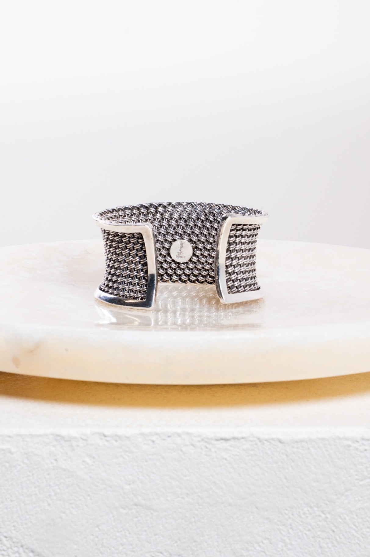 Silver Weave Cuff