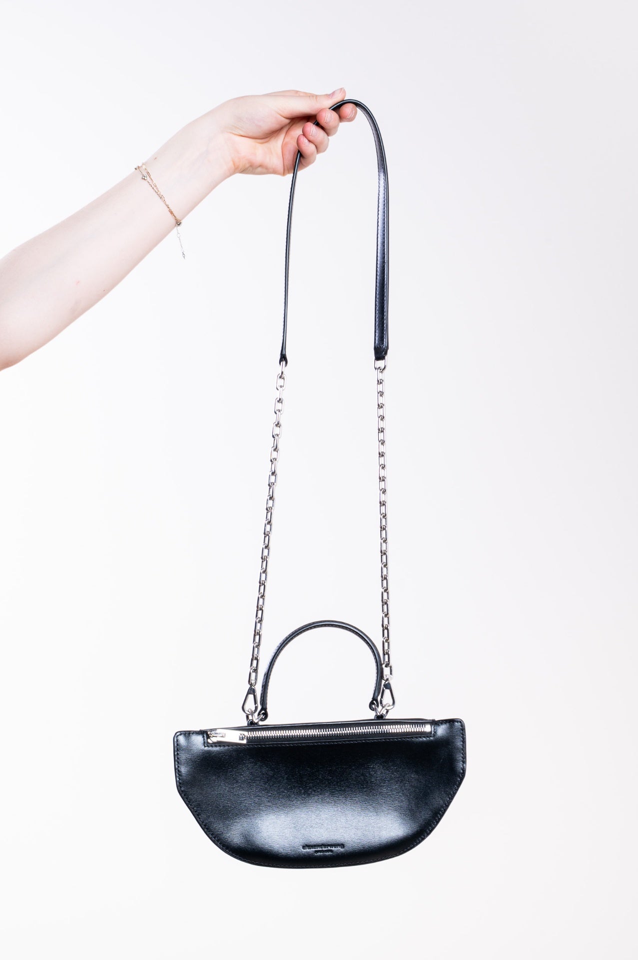 Black Attica Soft Mini Top Handle Bag