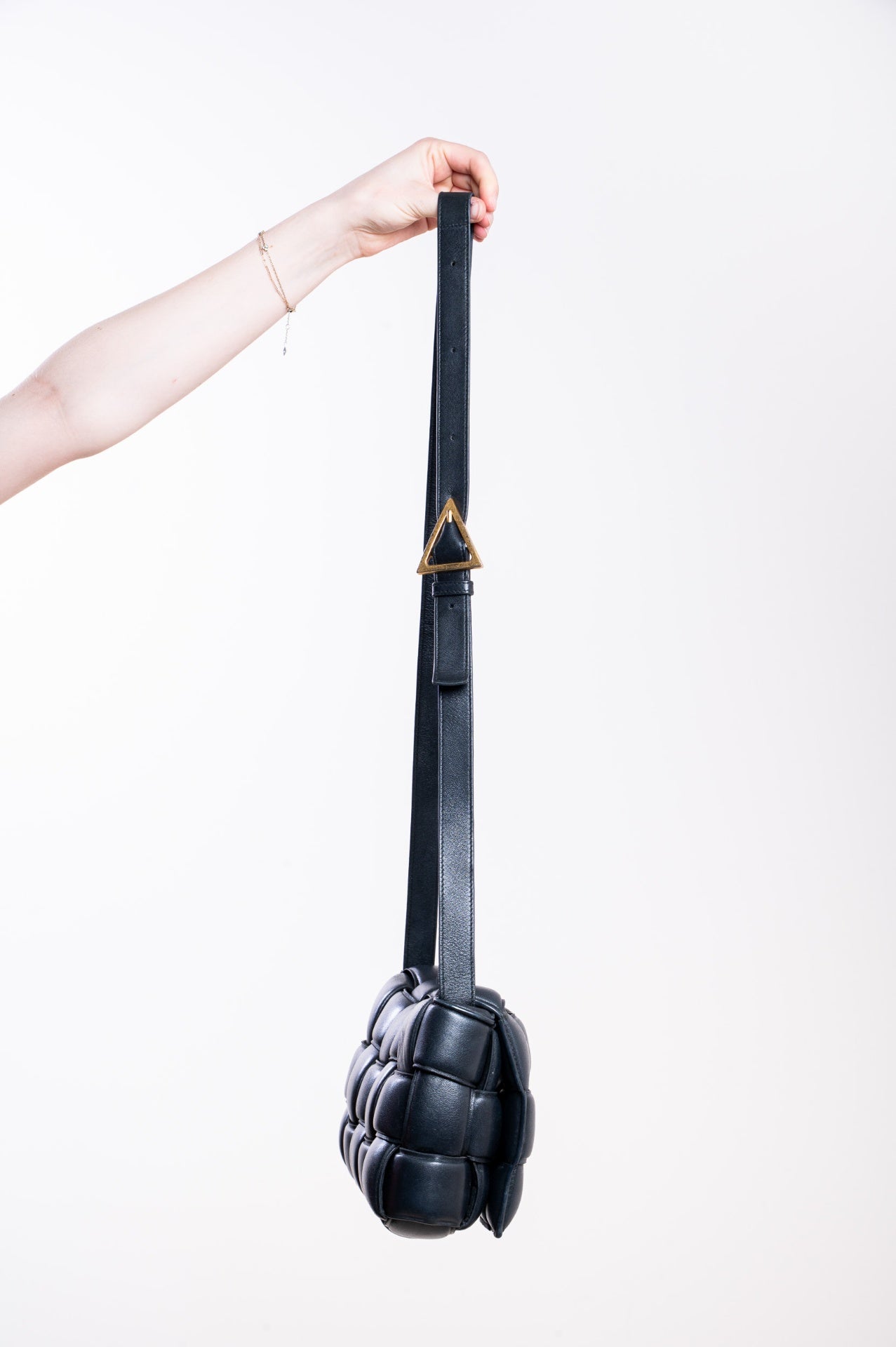Black Padded Cassette Bag