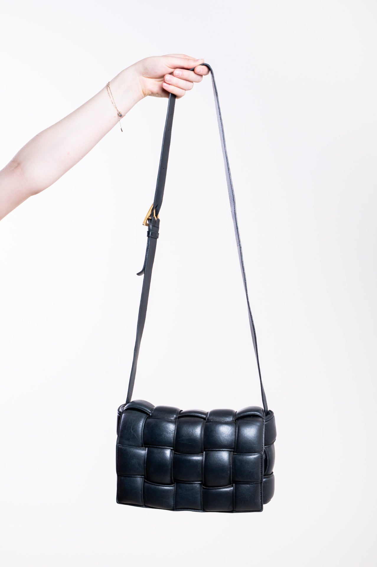 Black Padded Cassette Bag