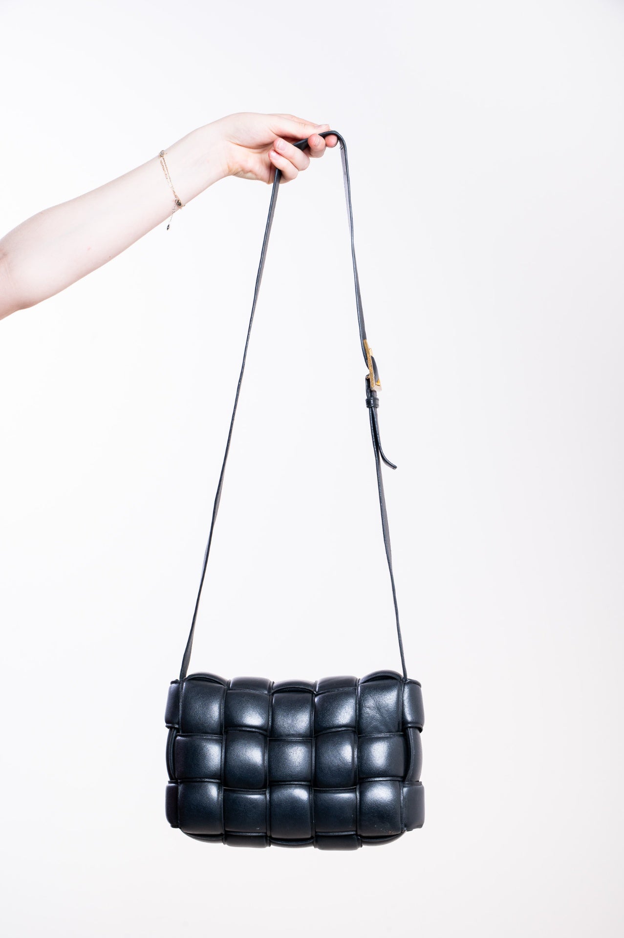 Black Padded Cassette Bag