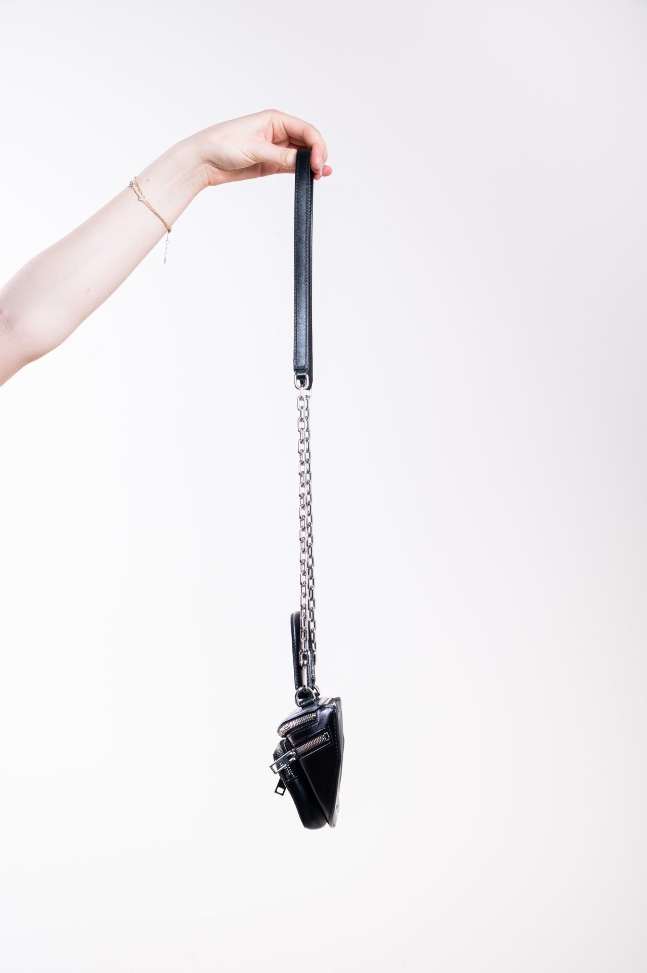 Black Attica Soft Mini Top Handle Bag
