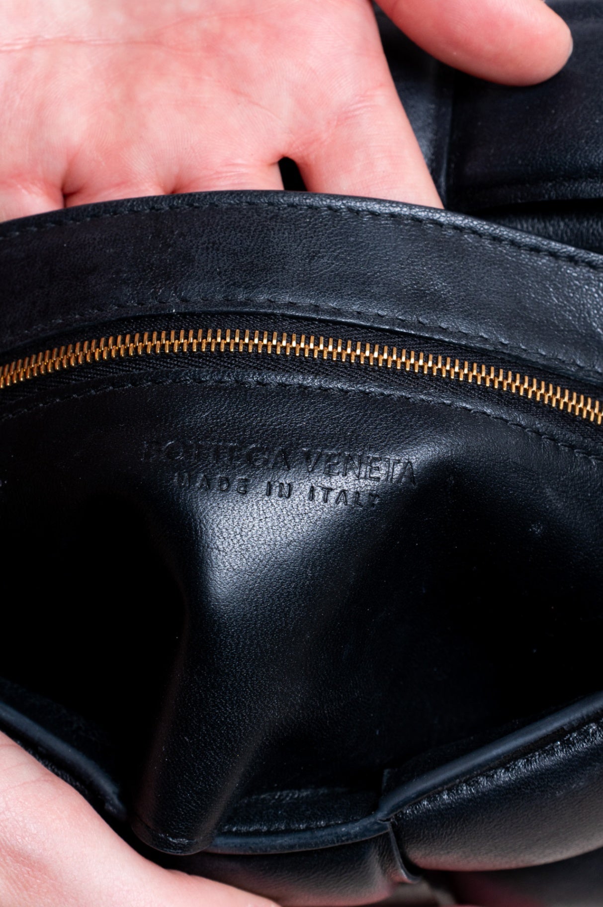 Black Padded Cassette Bag