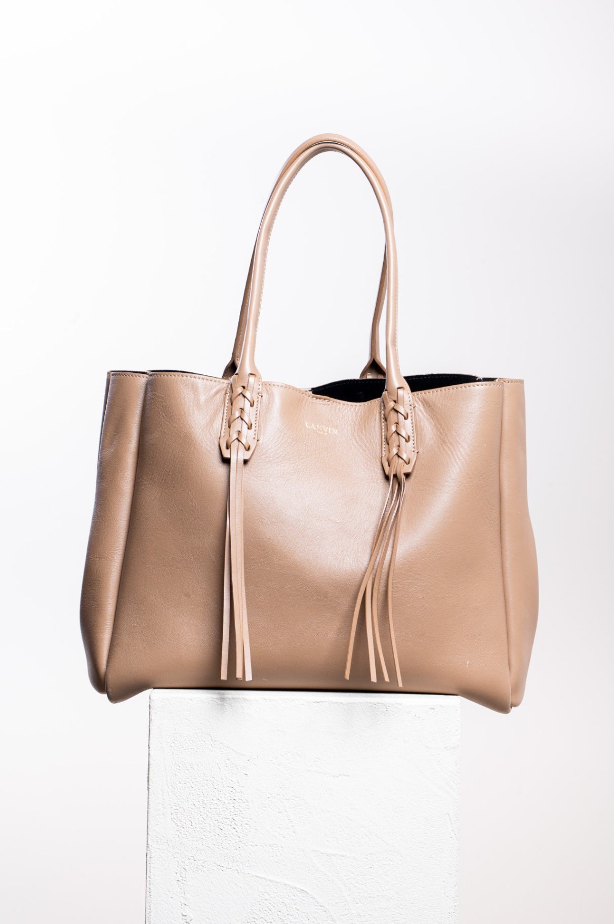 Camel Nela Fringe Shopping Tote