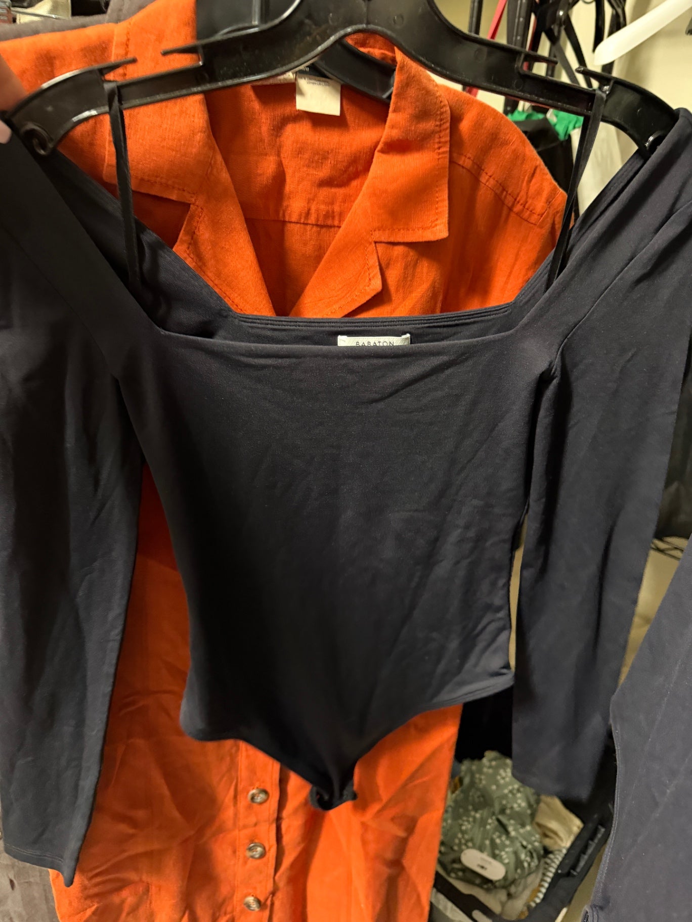 Black Long Sleeve Bodysuit