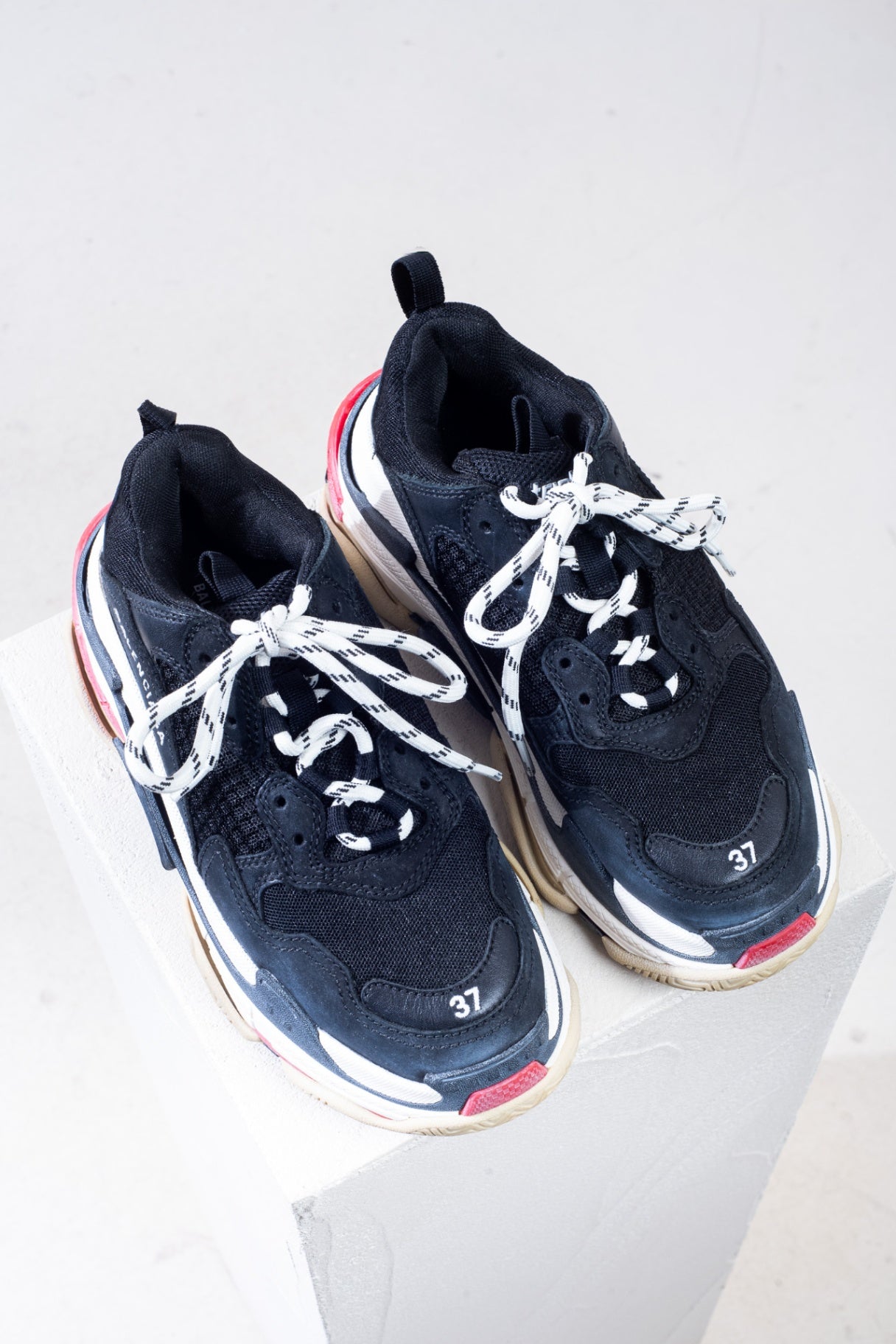 Black Triple S Sneaker