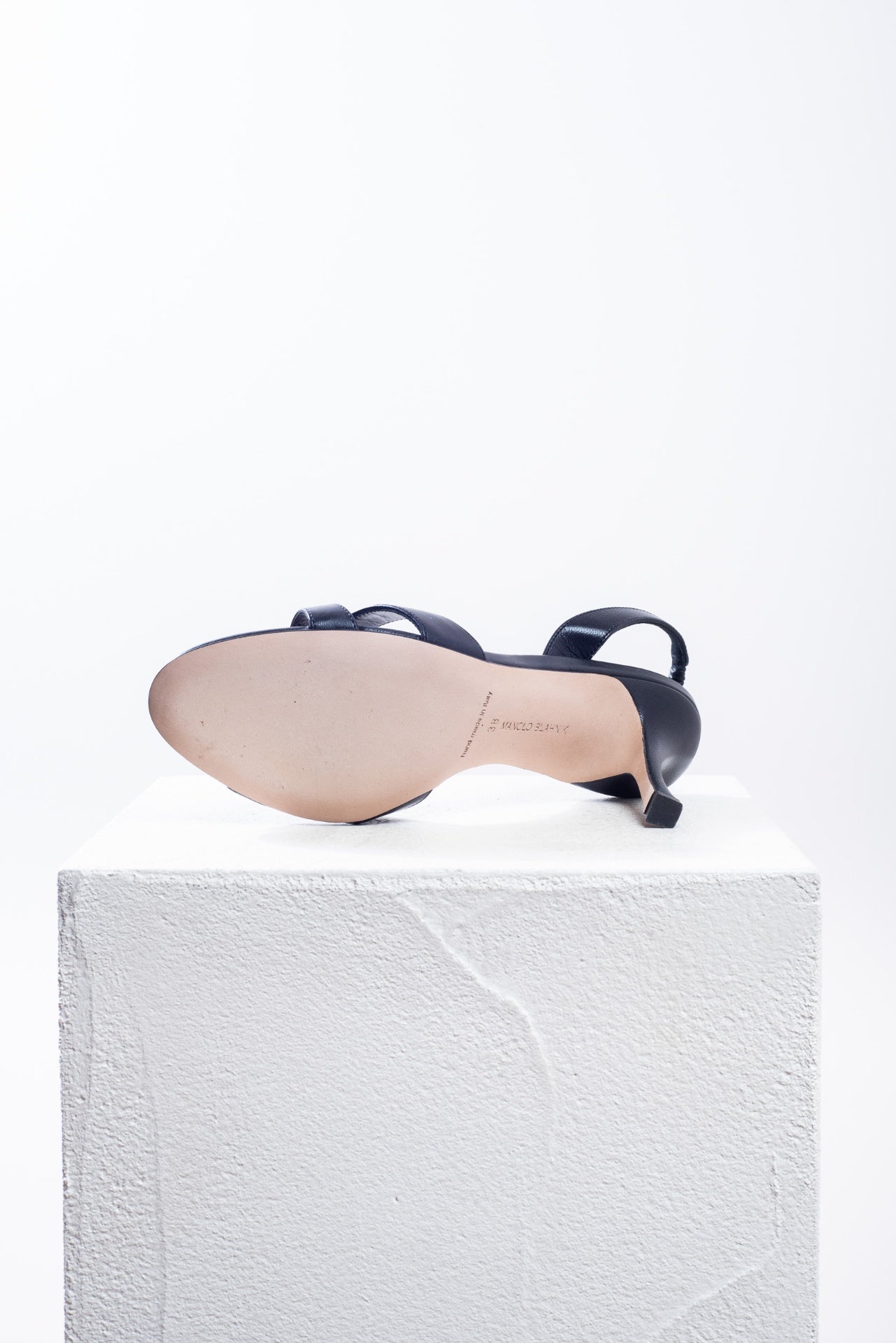 Black Callasli 90 Leather Slingback Sandals