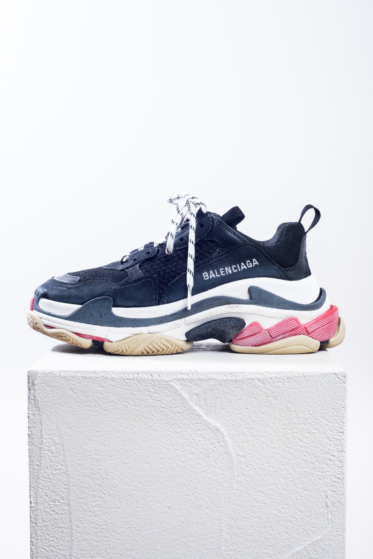 Black Triple S Sneaker