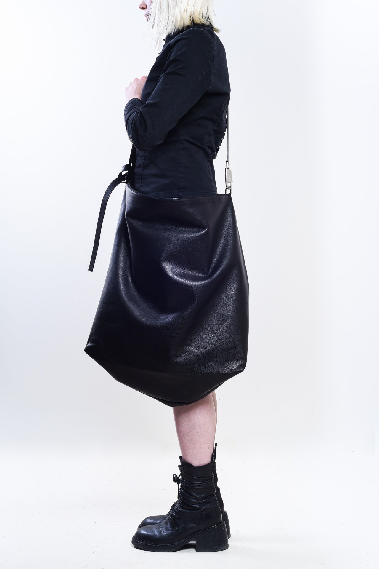 Black Large Balloon Bag