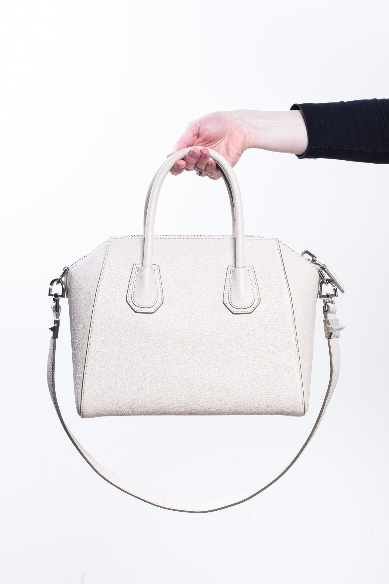 Antigona Small Nude Pink Goat Leather Tote Bag