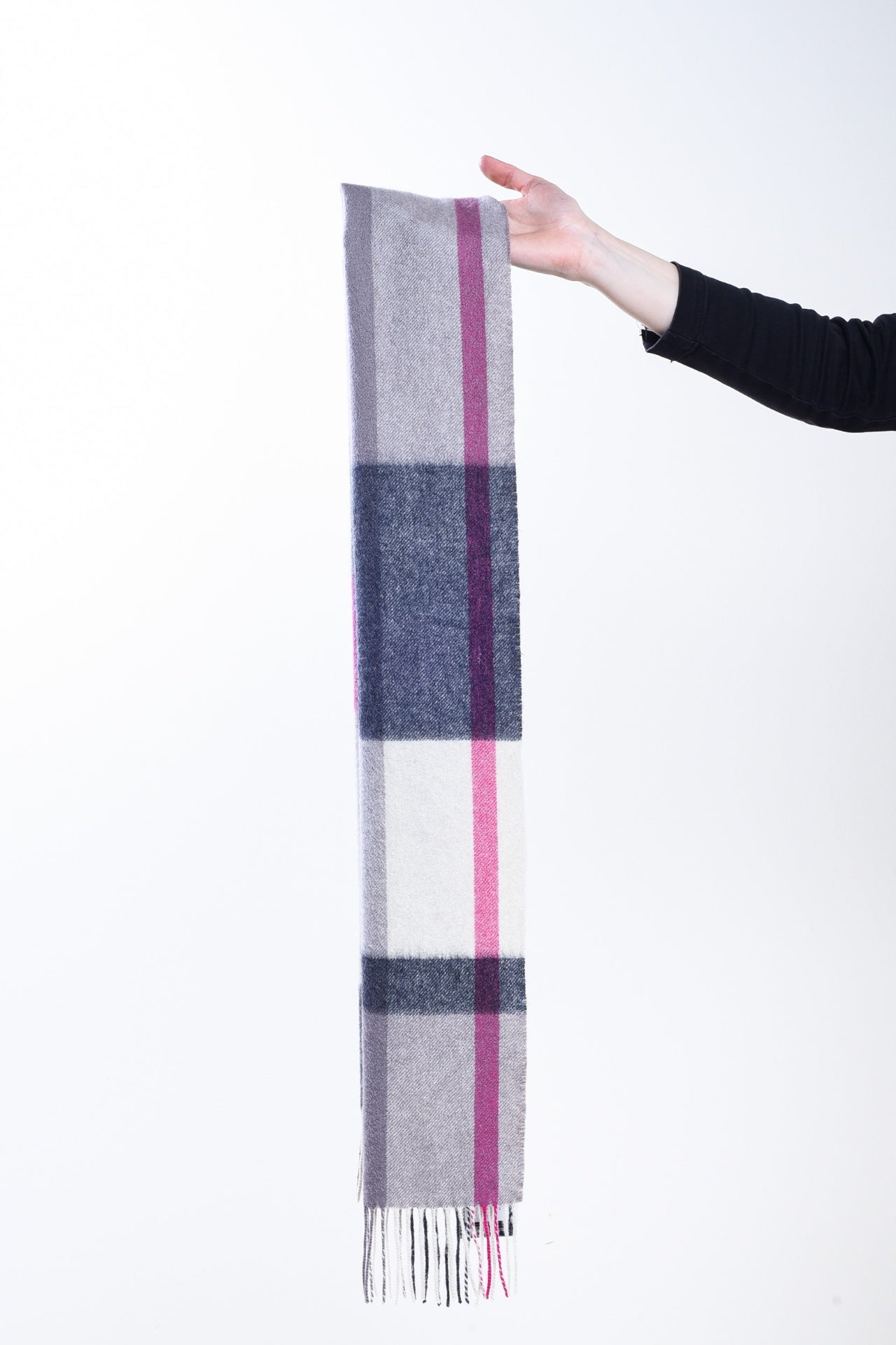 Flisk Pink Cashmere Scarf