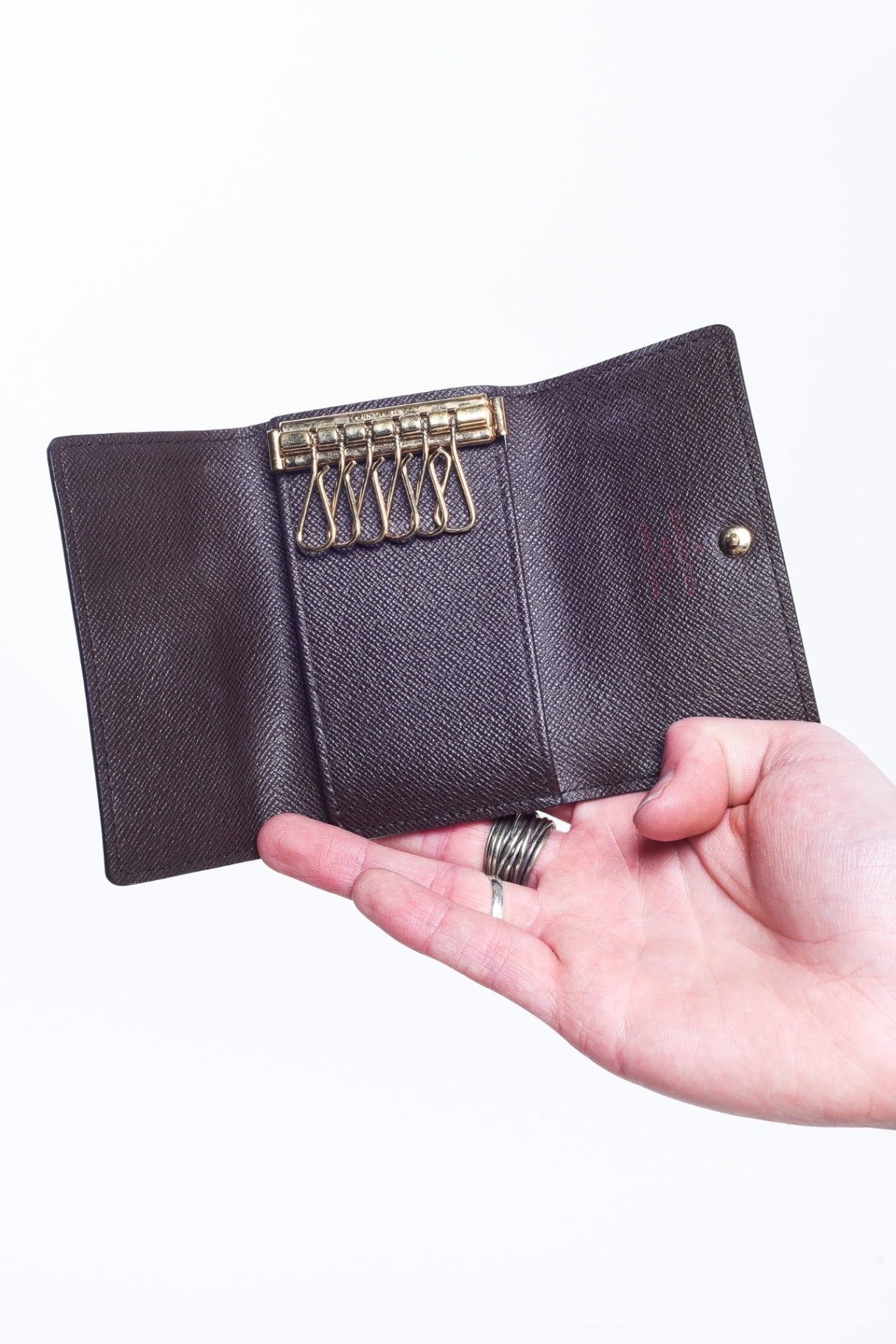 Damier Ebene 6 Key Holder